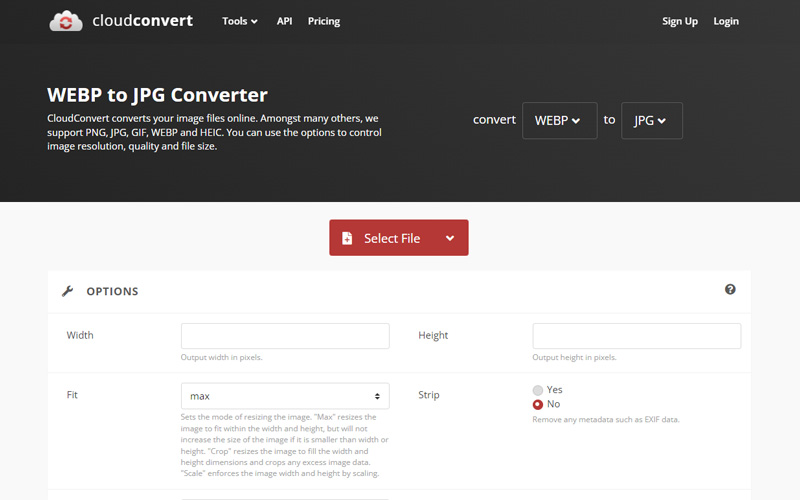 سایت تبدیل فرمت cloudconvert.com