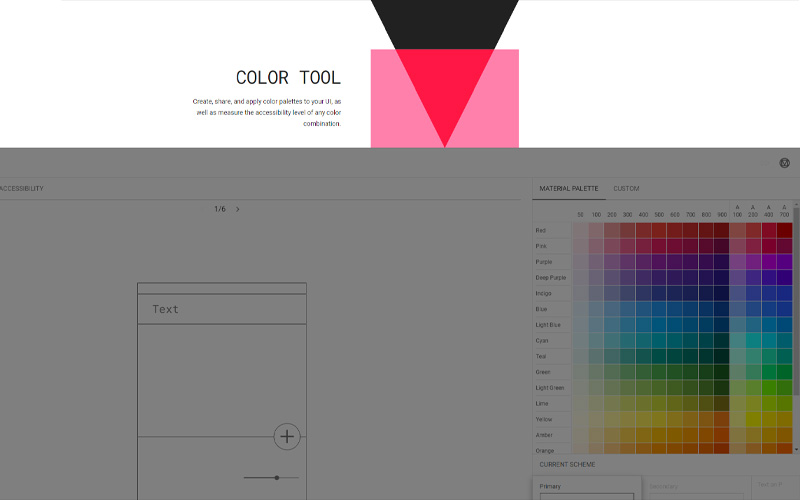 سایت پالت رنگ color tool