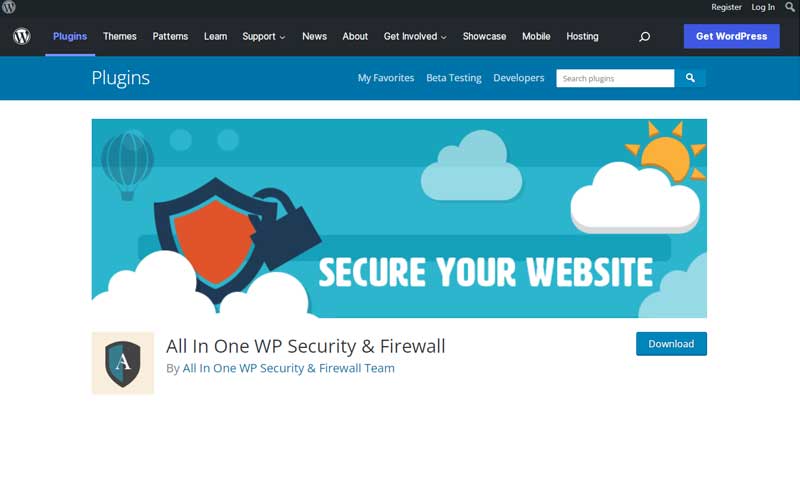افزونه وردپرس All In One WP Security & Firewall